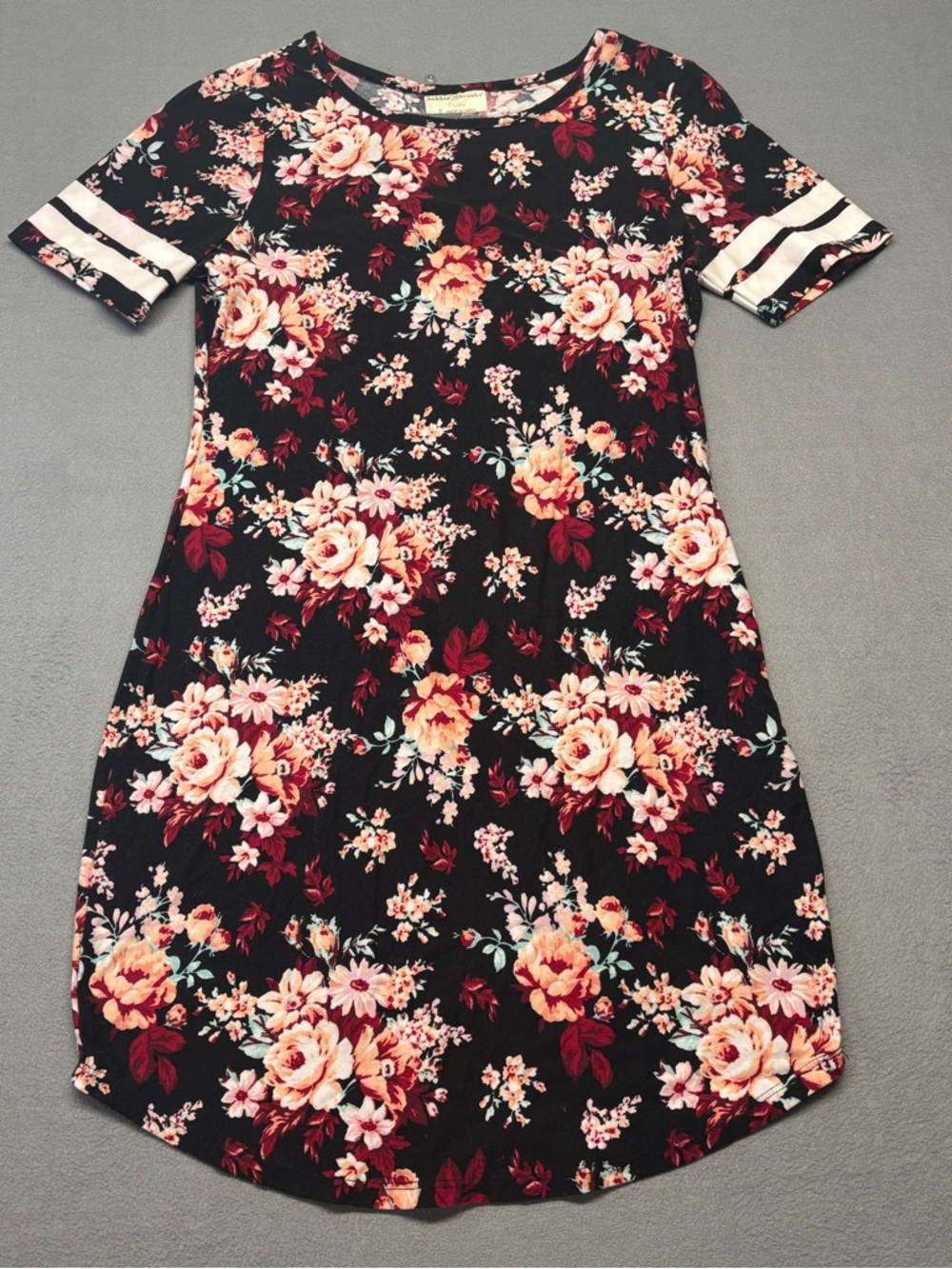 Bobbie Brooks Black Floral Women’s Size Small Blouse